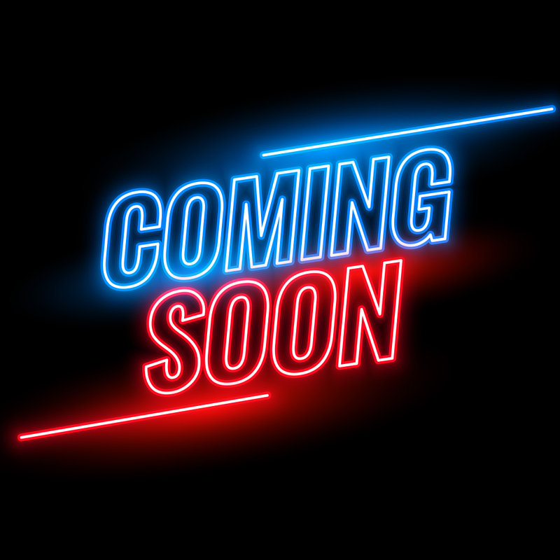 neon style coming soon glowing background design
